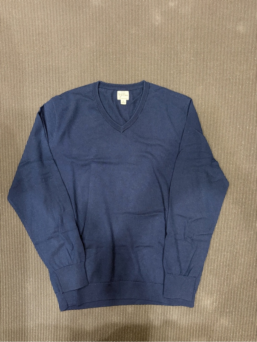 J. Crew Men's V-Neck Sweater in Merino Wool
